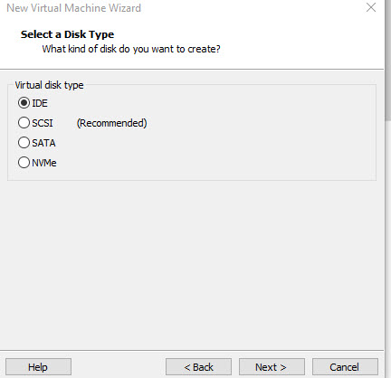 IDE_Disk_type_selection_required_for_VMware_on_win10_host_OS.jpg